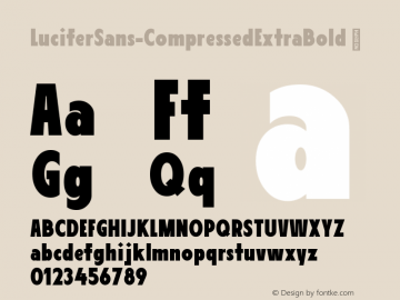 ☞Lucifer Sans Compressed ExtraBold Version 1.007;hotconv 1.0.109;makeotfexe 2.5.65596;com.myfonts.easy.daniel-brokstad.lucifer-sans.compressed-extrabold.wfkit2.version.5iWX图片样张