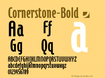 ☞Cornerstone-Bold Version 1.0 ; ttfautohint (v1.5);com.myfonts.easy.jonahfonts.cornerstone.bold.wfkit2.version.59by图片样张