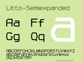 ☞Litto-Semiexpanded Version 1.000;com.myfonts.easy.vlad-b.litto.semiexpanded.wfkit2.version.5kxc图片样张