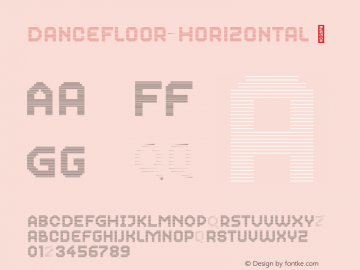 ☞Dance Floor Horizontal Version 10.004;hotconv 1.0.109;makeotfexe 2.5.65596;com.myfonts.easy.cyanotype.dance-floor.horizontal.wfkit2.version.5mCh图片样张