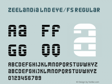 zeelandia lnd eYe/FS Regular Version 1.0图片样张