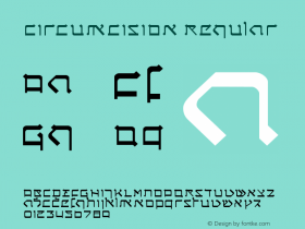 Circumcision Regular Version 1.00 Font Sample