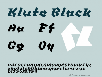 Klute Black Version 001.000图片样张