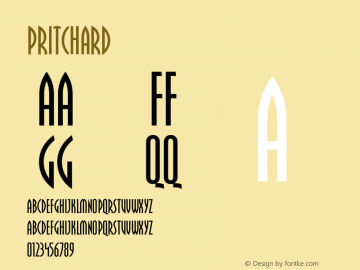 ☞Pritchard Version 1.00; 2006; ttfautohint (v1.5);com.myfonts.easy.itc.pritchard.pritchard.wfkit2.version.3Lp1图片样张