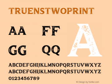 ☞truenstwoprint 1.000;com.myfonts.easy.seventh-imperium.truens.two-print.wfkit2.version.5ovF图片样张