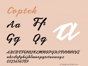 ☞Coptek Version 1.00; 2006;com.myfonts.easy.linotype.coptek.coptek.wfkit2.version.2JVh图片样张