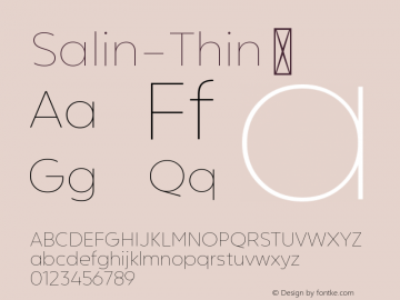 ☞Salin-Thin 1.000; ttfautohint (v1.5);com.myfonts.easy.hurufatfont-type-foundry.salin.thin.wfkit2.version.5t9s图片样张