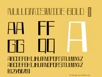 ☞Nullomis Wide Bold Version 1.000;hotconv 1.0.109;makeotfexe 2.5.65596; ttfautohint (v1.5);com.myfonts.easy.kulturrrno.nullomis.wide-bold.wfkit2.version.5x2r图片样张