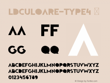 ☞LDCuloare-Type4 001.000; ttfautohint (v1.5);com.myfonts.easy.luxfont.culoare.type-4.wfkit2.version.5x7M图片样张