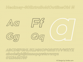 ☞Heckney 80ExtraBold Outline Obl Version 1.000;hotconv 1.0.109;makeotfexe 2.5.65596;com.myfonts.easy.ckhans-fonts.heckney.80-extra-bold-outline-oblique.wfkit2.version.5xxZ图片样张