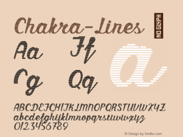 ☞Chakra Lines Version 1.000;com.myfonts.easy.etewut.chakra.lines.wfkit2.version.5y87图片样张