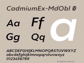 ☞CadmiumEx-MdObl 1.000;com.myfonts.easy.aviation.cadmium.expanded-medium-oblique.wfkit2.version.5yKr图片样张