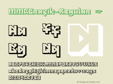 ☞MMC Grafik Regular Version 2.004;com.myfonts.easy.mmc-typodrome.mmc-grafik.regular.wfkit2.version.5zQm图片样张