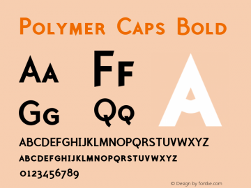 Polymer Caps Bold 001.000图片样张