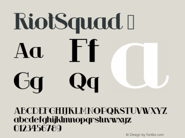 ☞RiotSquad Converted from e:\nickfo~1\pcttf\RIS_____.TF1 by ALLTYPE; ttfautohint (v1.5);com.myfonts.easy.nicksfonts.riot-squad-nf.riot-squad-nf.wfkit2.version.umC图片样张