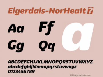 ☞Eigerdals Norm Heavy Italic Version 3.001; ttfautohint (v1.5);com.myfonts.easy.insigne.eigerdals.heavy-italic.wfkit2.version.5y2h图片样张