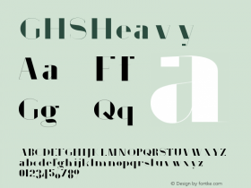 ☞GHSHeavy Version 001.001 ; ttfautohint (v1.5);com.myfonts.easy.houseofburvo.ghs.heavy.wfkit2.version.3oLK图片样张