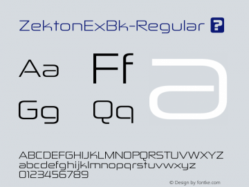 ☞ZektonExBk-Regular Version 5.000; ttfautohint (v1.5);com.myfonts.easy.typodermic.zekton.ext-book.wfkit2.version.4upA图片样张