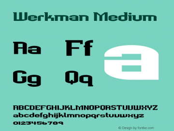 Werkman Medium 001.000图片样张