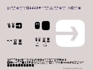 ☞Klein Rough Gemein Icons Version 1.000;hotconv 1.0.109;makeotfexe 2.5.65596;com.myfonts.easy.typographicdesign.klein-rough-gemein.icons.wfkit2.version.5ALx图片样张