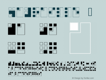 ☞MaBraille Version 001.000 ; ttfautohint (v1.5);com.myfonts.easy.echopraxium.ma-braille.regular.wfkit2.version.5AUX图片样张