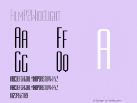 ☞Film P2 Wide Light Version 001.20.09.26 ;com.myfonts.easy.fontsphere.film-p2.wide-light.wfkit2.version.5B3D图片样张