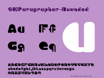 ☞SK Paragrapher Rounded Version 1.000;com.myfonts.easy.shriftovik.sk-paragrapher.rounded.wfkit2.version.5B7u图片样张