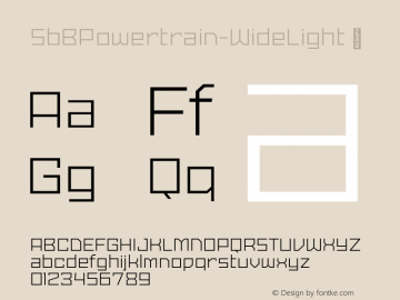 ☞SbB Powertrain Wide Light Version 3.002;hotconv 1.0.109;makeotfexe 2.5.65596;com.myfonts.easy.sketchbook-b.sbb-powertrain.wide-light.wfkit2.version.5Bc7图片样张