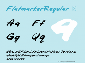 ☞Flatmarker Version 1.011;Fontself Maker 3.5.2;com.myfonts.easy.irina-kryvets.flatmarker.regular.wfkit2.version.5Be9图片样张