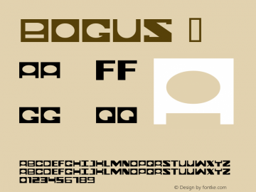 ☞BOGUS Macromedia Fontographer 4.1.5 13/4/06;com.myfonts.easy.flyfonts.bogus.regular.wfkit2.version.2zwn图片样张