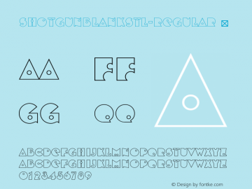 ☞Shotgun Blanks TL Version 3.00; 2008; ttfautohint (v1.5);com.myfonts.easy.tilde.shotgun.blanks.wfkit2.version.33t1图片样张