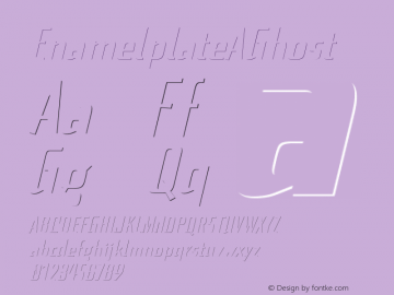 ☞EnamelplateAGhost Version 1.000; ttfautohint (v1.5);com.myfonts.easy.storm.enamelplate.a-ghost.wfkit2.version.3Bjq图片样张