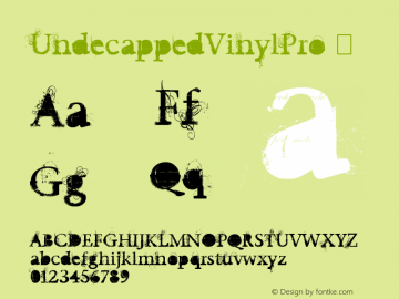 ☞UndecappedVinylPro Version 11.000; ttfautohint (v1.5);com.myfonts.easy.cheapprofonts.undecapped-vinyl-pro.undecapped-vinyl-pro.wfkit2.version.3CEw图片样张