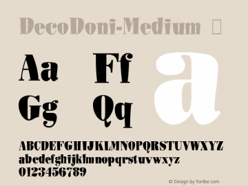 ☞DecoDoni-Medium Version 1.013; ttfautohint (v1.5);com.myfonts.easy.scholtz.deco-doni.medium.wfkit2.version.3EgF图片样张