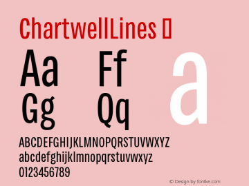 ☞ChartwellLines Version 7.504; 2012; Build 1025; ttfautohint (v1.5);com.myfonts.easy.fontfont.chartwell.lines.wfkit2.version.45KE图片样张