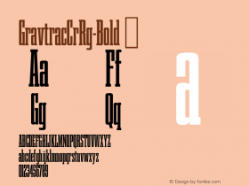 ☞GravtracCrRg-Bold Version 1.000;com.myfonts.easy.typodermic.gravtrac.crushed-bold.wfkit2.version.5BqT图片样张