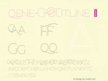 ☞Qene-G Outline Version 1.000;hotconv 1.0.109;makeotfexe 2.5.65596; ttfautohint (v1.5);com.myfonts.easy.balibilly-design.qene-g.outline.wfkit2.version.5Ciu图片样张