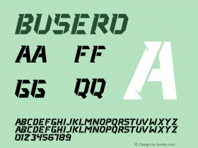 ☞BUSERO Version 1.00;November 20, 2020;FontCreator 12.0.0.2567 64-bit; ttfautohint (v1.5);com.myfonts.easy.sealoung.busero.regular.wfkit2.version.5CvT图片样张