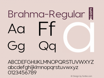 ☞Brahma Regular Version 1.600;com.myfonts.easy.tall-chai.brahma.regular.wfkit2.version.5HEk图片样张