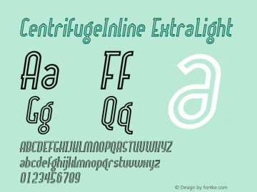 CentrifugeInline ExtraLight Version 001.000图片样张