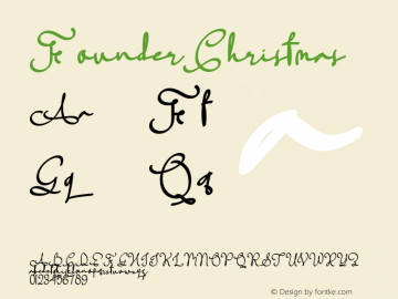☞Founder Christmas Version 1.00;January 17, 2021;FontCreator 12.0.0.2567 64-bit;com.myfonts.easy.sealoung.founder-christmas.regular.wfkit2.version.5EEx图片样张