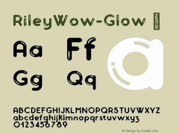 Riley Wow Font - YouWorkForThem