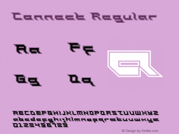 Connect Regular 001.000图片样张