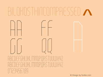 ☞BilokosThinCompressed Version 1.0; Feb 2021 by Audry Kitoko Makelele; ttfautohint (v1.5);com.myfonts.easy.aukimvisuel.bilokos.thin-compressed.wfkit2.version.5H7H图片样张