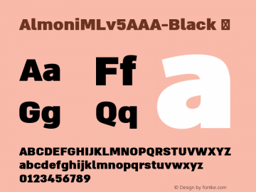 ☞Almoni ML v5 AAA Black Version 5.000;hotconv 1.0.109;makeotfexe 2.5.65596;com.myfonts.easy.alefalefalef.almoni.black.wfkit2.version.5HiG图片样张