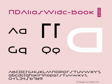 ☞ND Alias Wide Book Version 1.000;hotconv 1.0.109;makeotfexe 2.5.65596; ttfautohint (v1.5);com.myfonts.easy.neuedeutsche.nd-alias.wide-book.wfkit2.version.5LPT图片样张