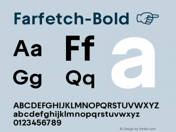 ☞Farfetch Bold Version 1.0; ttfautohint (v1.5);com.myfonts.easy.kijiji-hub.farfetch.bold.wfkit2.version.5LTc图片样张