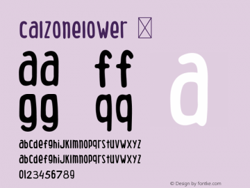 ☞CalzoneLower Version 2.000;hotconv 1.0.109;makeotfexe 2.5.65596;com.myfonts.easy.studio-85-design.calzone.lower.wfkit2.version.5MBs图片样张