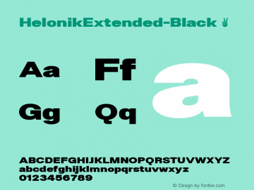 ☞Helonik Extended Black 1.000;com.myfonts.easy.ckhans-fonts.helonik-extended.black.wfkit2.version.5NaZ图片样张