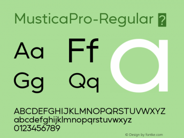 ☞MusticaPro-Regular Version 1.1.3;com.myfonts.easy.alifinart-studio.mustica-pro.regular.wfkit2.version.5PDD图片样张